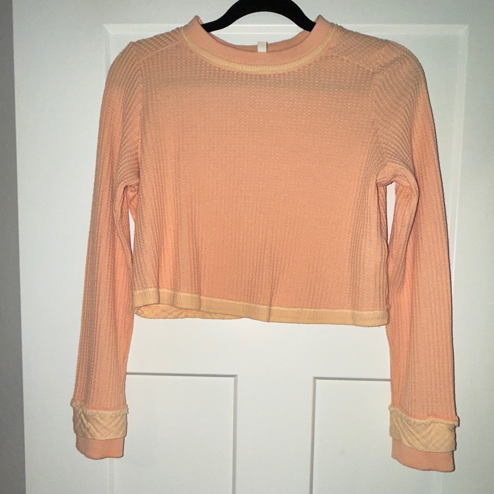 Free People Movement Waffleknit Top
